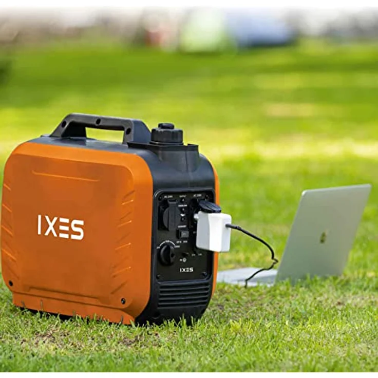 Scheppach IXES IX-IVG-2500 Inverter Benzin Stromerzeuger Notstromaggregat 2 kW Seilzugstarter 230 V 17,5 kg Maximalleistung: 2000 W – Bild 2