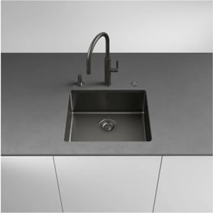 FRANKE Küchenarmatur Mythos Masterpiece, Hochdruck mit ausziehbarem Auslauf, Anthrazit, 2 Strahlarten – Bild 8