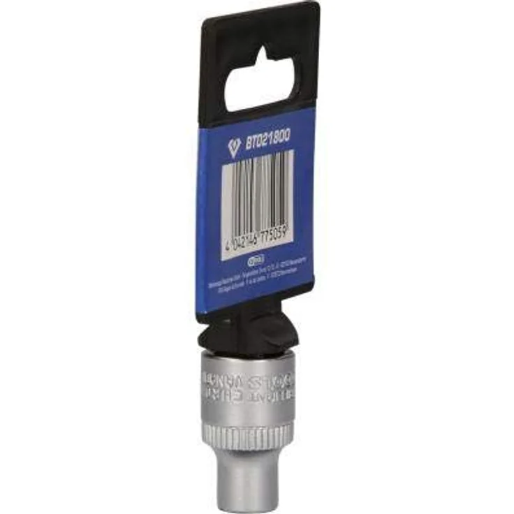 Brilliant Tools Bit- und Steckschlüsselset BT021800, 3/8" Sechskant-Stecknuss 6 mm, matt verchromt, aus Chrom-Vanadium-Stahl – Bild 7