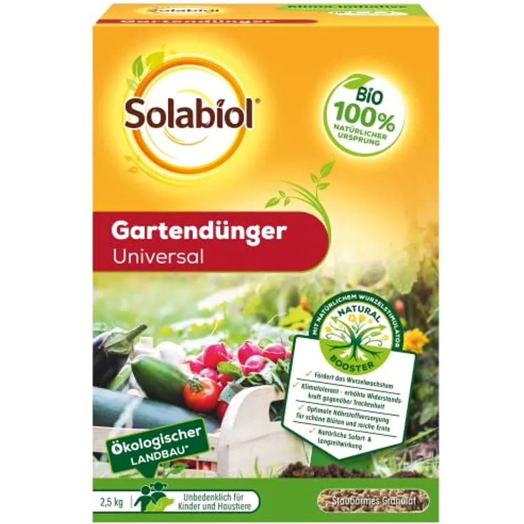 SBM Solabiol Gartendünger, 2,5 kg