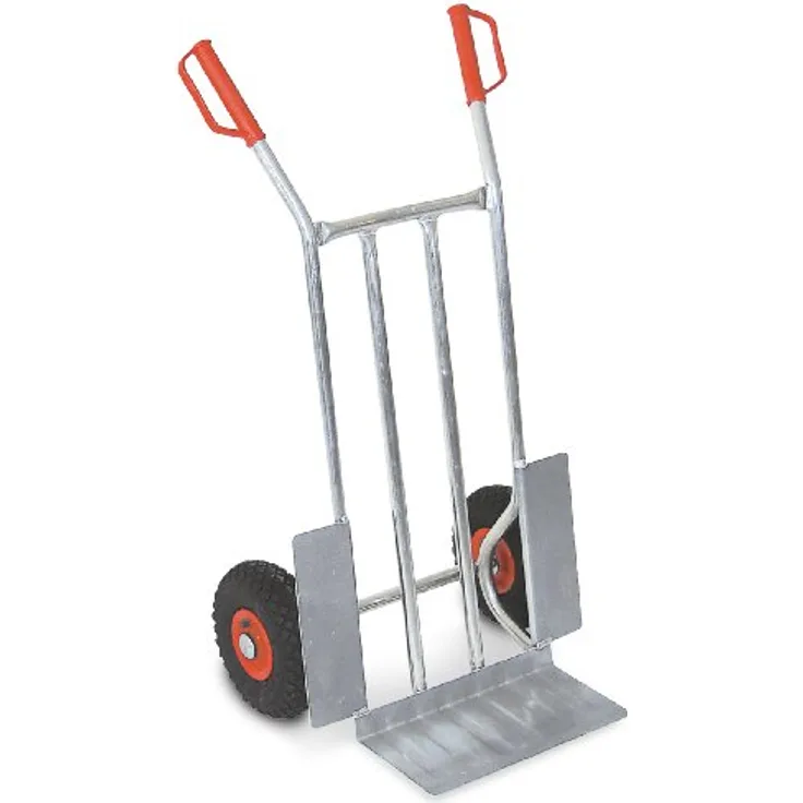 Alu-Sackkarre, mit pannensicheren Reifen, BxTxH 570x520x1040 mm, Tragkraft 200 kg
