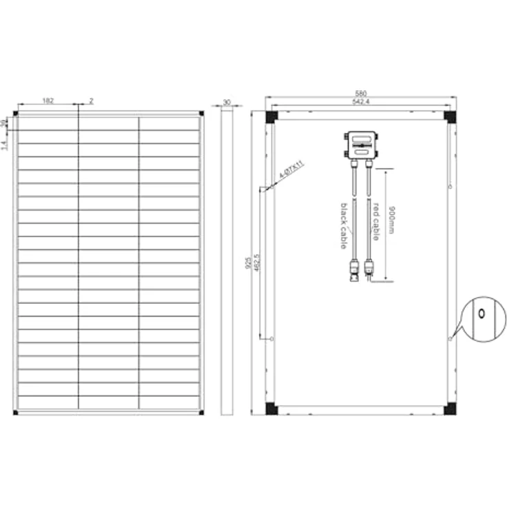 enjoy solar Solarmodul Eco Line ES 100M, Monokristallines PERC-Solarpanel 182mm mit schwarzem Rahmen, 20W–210W Leistung, 10BB Technologie, hohe Effizienz über 23,1% – Bild 4