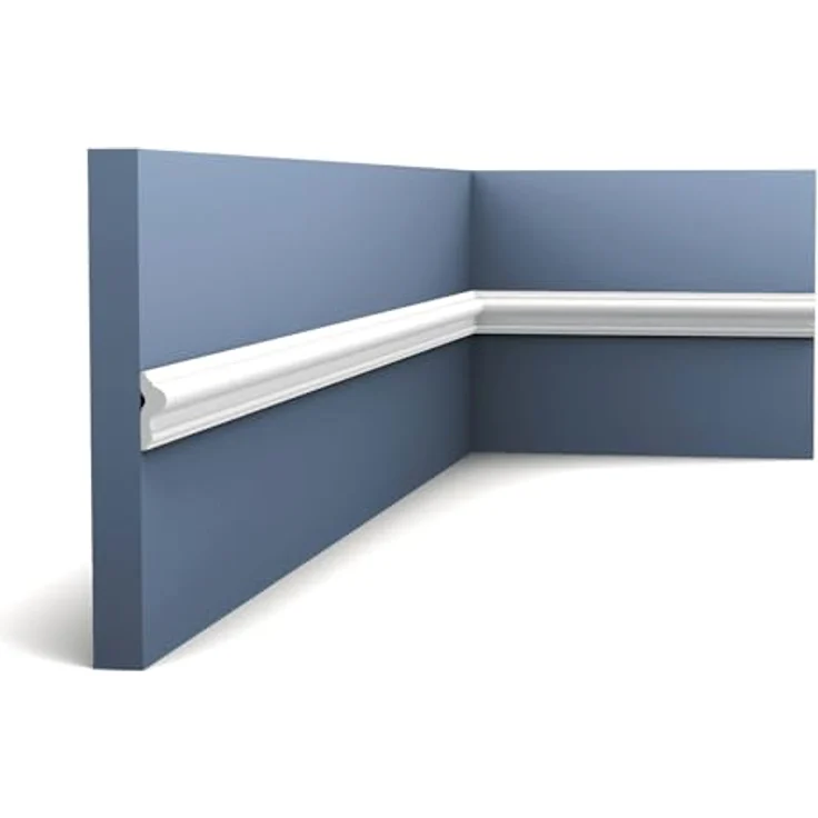 Orac Decor Zierleiste PX201, Wand- und Friesleiste aus Duropolymer®, 2 m, weiß, für Innen- und Außenbereich – Bild 1