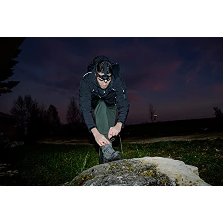 Brennenstuhl Akku LED Kopflampe LuxPremium KL 251 AF/Stirnlampe LED mit austauschbarem Akku und Rotlicht (250lm, IP44, CREE-LED, max. Leuchtdauer 40h, inkl. USB C Kabel) schwarz – Bild 5