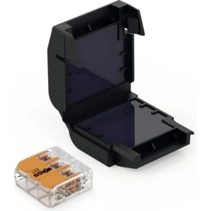 CellPack 407859 EASY-PROTECT/113 Gelbox, Gelgefülltes Gehäuse für WAGO COMPACT-Verbindungsklemmen, flexibel 0.2-4mm², starr 0.2-4mm², Schwarz – Bild 2