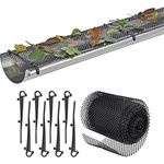 Dachrinnen Laubschutz Dachrinnenabdeckung gegen Laub Dachrinnenschutz Regenrinne