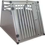 TrendLine Hundetransportbox Alu, für Hunde, Maße: 82 x 65 x 66 cm