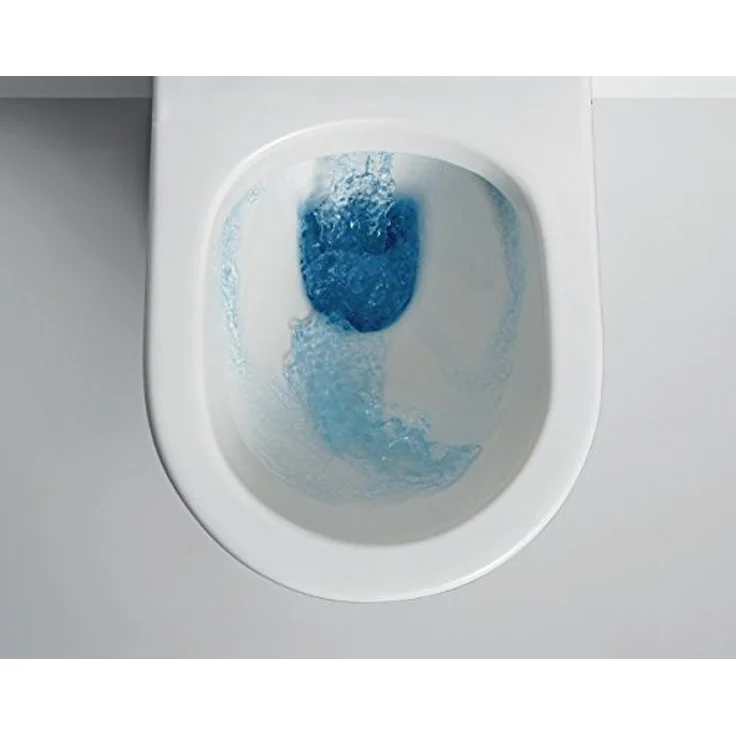 Bernstein Tiefspül-WC 1088R, wandhängend mit WC-Sitz, Abgang waagerecht, weiß glänzend, spülrandlos - Preisvergleich – Bild 5