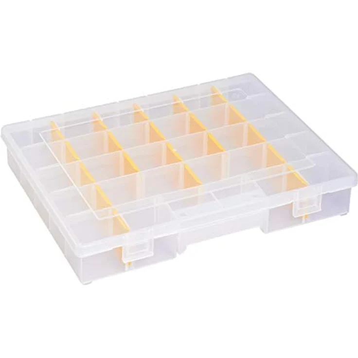 Allit 457234 EuroPlus Basic 37/7-20 Sortimentskasten, Transparent/Gelb – Bild 2
