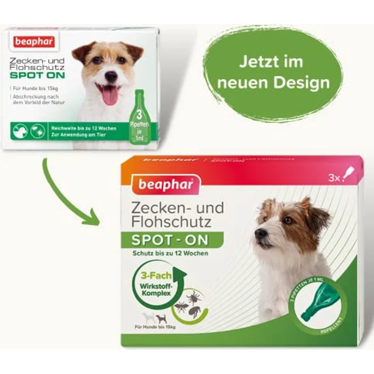 Beaphar Zecken- und Flohschutz SPOT-ON 3 x 1 ml für kleine Hunde bis 15 kg – Bild 5