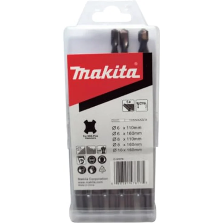 Makita 5 Wälder SDS-plus 2 Taillants Makita-D-61678, Bohrer – Bild 2