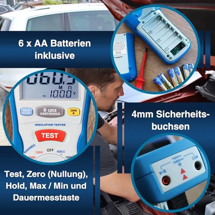 PeakTech 2695-2 - Isolationsmessgeraet Digital-Multimeter – Bild 8
