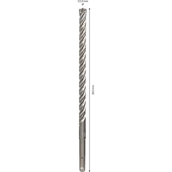 Bosch Professional Hammerbohrer SDS Plus-7X (für Beton und Mauerwerk, 12 x 300 x 365 mm, Zubehör Bohrhammer) – Bild 3
