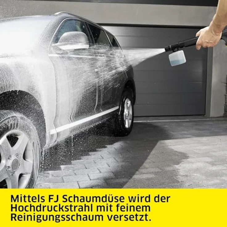 Kärcher Hochdruckreiniger K 5 FJ, ideal für mittlere Verschmutzungen, mit VPS und Dreckfräser, gelb – Bild 5