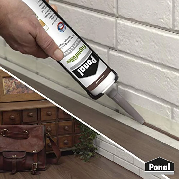 Ponal Parkett und Laminat Fugenfüller 280 ml nussbaum – Bild 6
