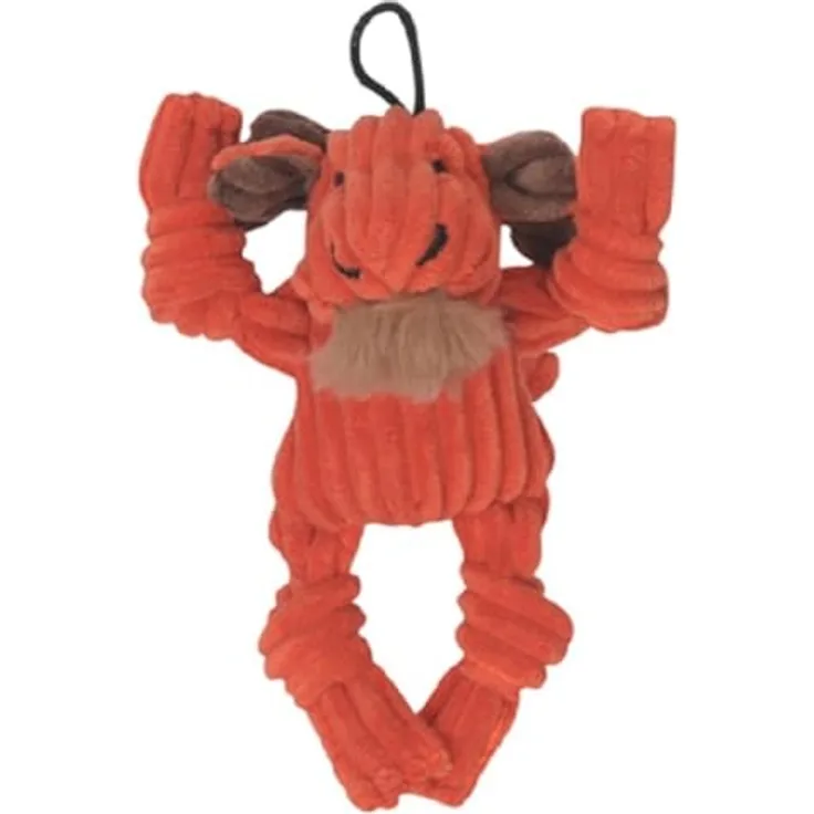 HuggleHounds Wee Huggles Moose XS, Tierspielzeug mit weichem Material, 17 x 17 x 6 cm