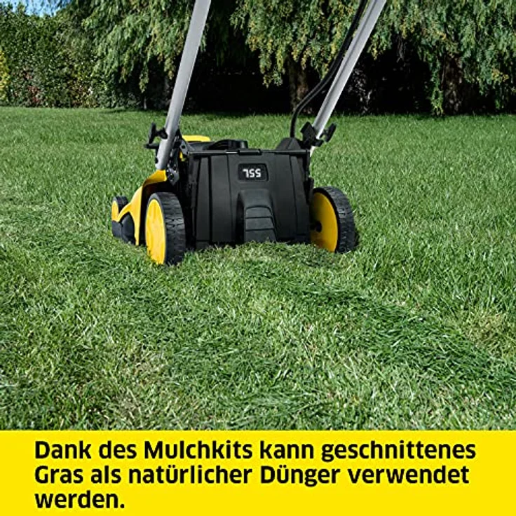 Kärcher LMO 36-46 Battery Akku-Rasenmäher - Schnittbreite 46 cm, Schnitthöhe 20-70 cm, 55 Liter Fangkorb, inkl. Mulchkeil, Flächenleistung je Akkuladung 650 m² - Ohne Akku - 1.444-472.0, 36 V – Bild 5
