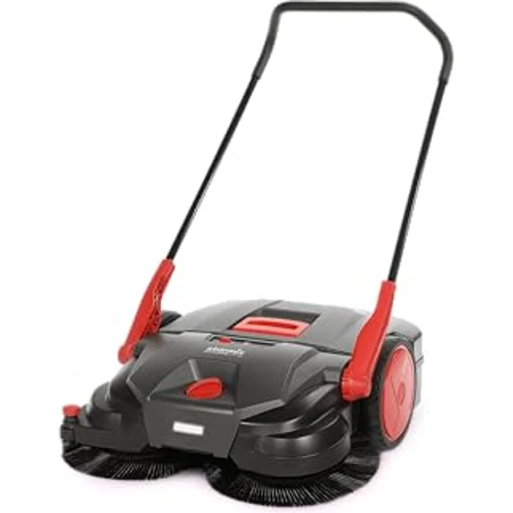 Starmix DuroSweep 77 PRO 18V Akku Kehrmaschine, innovatives zweistufiges Kehrsystem mit 7-stufiger Bürstenhöhenverstellung und seitlicher Führungsrolle – Bild 2