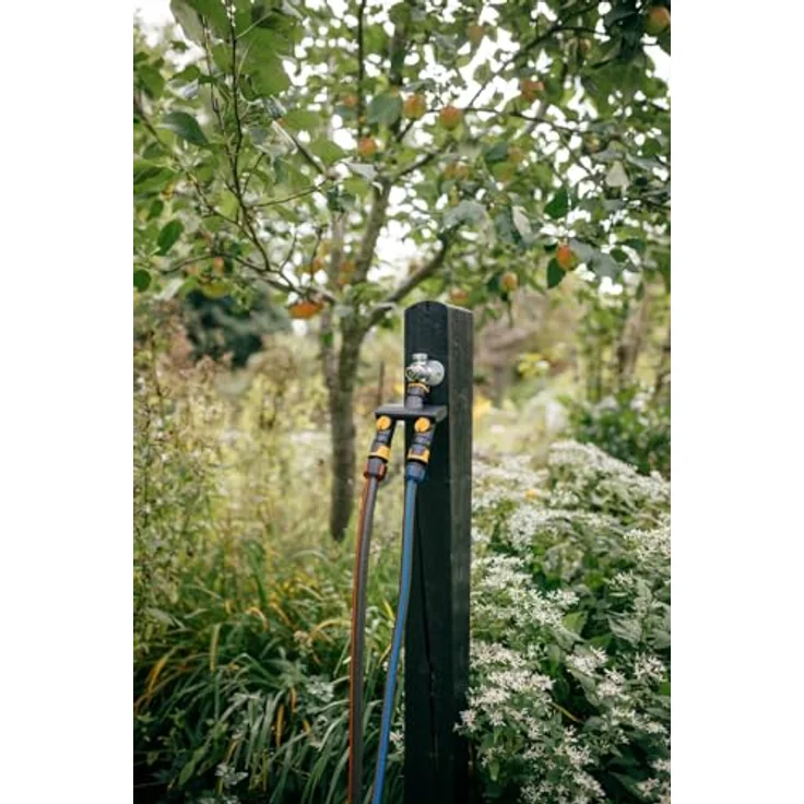 Fiskars Comfort 2-Wege-Ventil, mit On/Off-Funktion für 2 Schläuche, für Wasserhahn Ø 21 mm (G 1/2"), Ø 26,5 mm (G 3/4") und Ø 33,3 mm (G 1") – Bild 10
