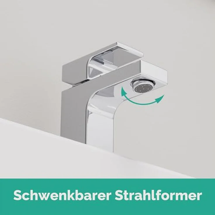 hansgrohe Vernis Shape Spültischarmatur, ComfortZone 100, 110 mm Ausladung, schwenkbarer Strahlformer, EcoSmart, geeignet für Durchlauferhitzer – Bild 3