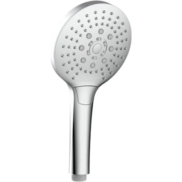 Primaster Handbrause Primaster Handbrause 3 Strahlarten Water Splash chrom-weiß wassersparend