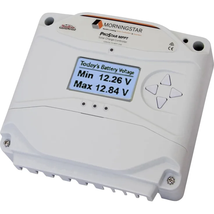 Morningstar PS-MPPT-40M, MPPT Solarladeregler 12V/24V, 40A mit TrakStar™ Technology für Off-Grid-Systeme