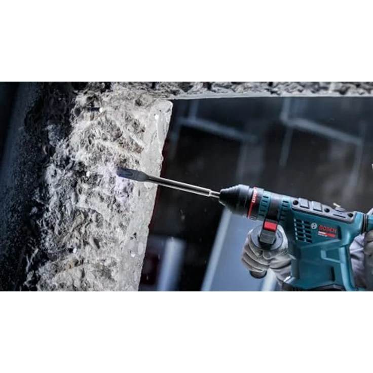 Bosch Accessories EXPERT SDS plus-8C Flachmeißel, hochverschleißfest mit selbstschärfendem Blatt für Beton- und Mauerwerksabbruch – Bild 5