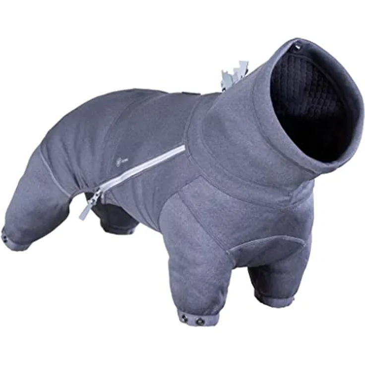 Hurtta Midlayer Overall, Hundemantel, BlackBerry-Schwarz, 30S
