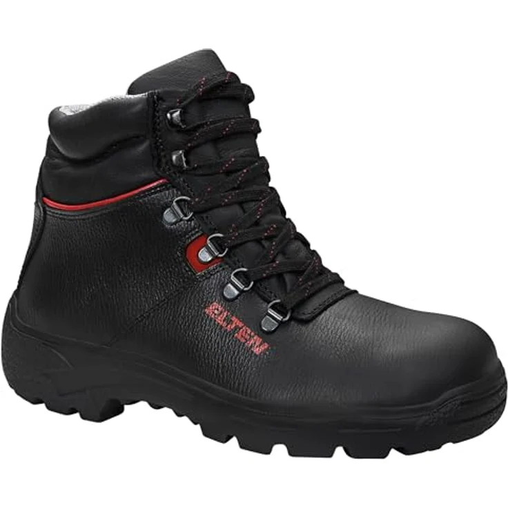 ELTEN® unisex S3 Sicherheitsstiefel "RENZO Mid ESD", schwarz, mit Stahlkappe, durchtrittsicher und rutschhemmend, Größe 48 – Bild 2