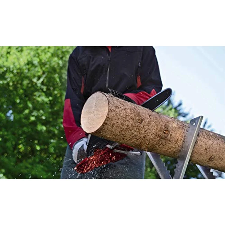 Einhell Benzin Kettensäge GC-PC 2040 I - 2 kW, 40 cm Schwertlänge, 21 m-s Schnittgeschwindigkeit, automatische Kettenschmierung, inkl. Schwertschutz – Bild 3