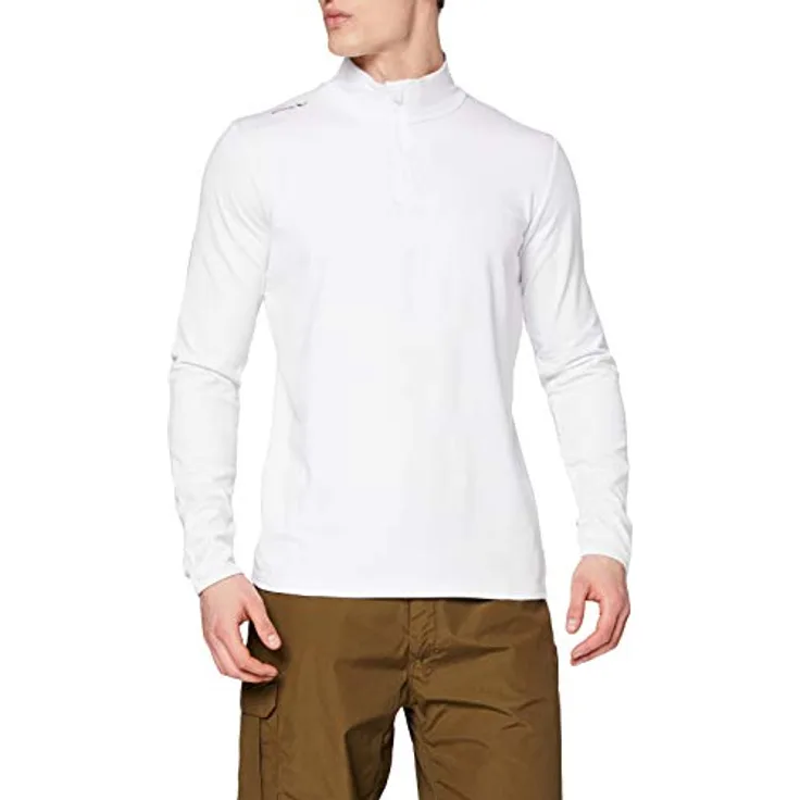 Erima Herren Rolli Active Wear, Weiß, XXXL - Feuchtigkeitsregulierendes Material, Stretchqualität, ideal für sportliche Aktivitäten in der kalten Jahreszeit