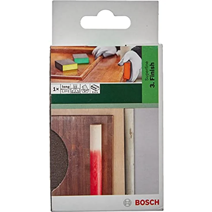 Bosch Professional DIY Schleifschwamm (69 x 97 x 26 mm, super fein) – Bild 4