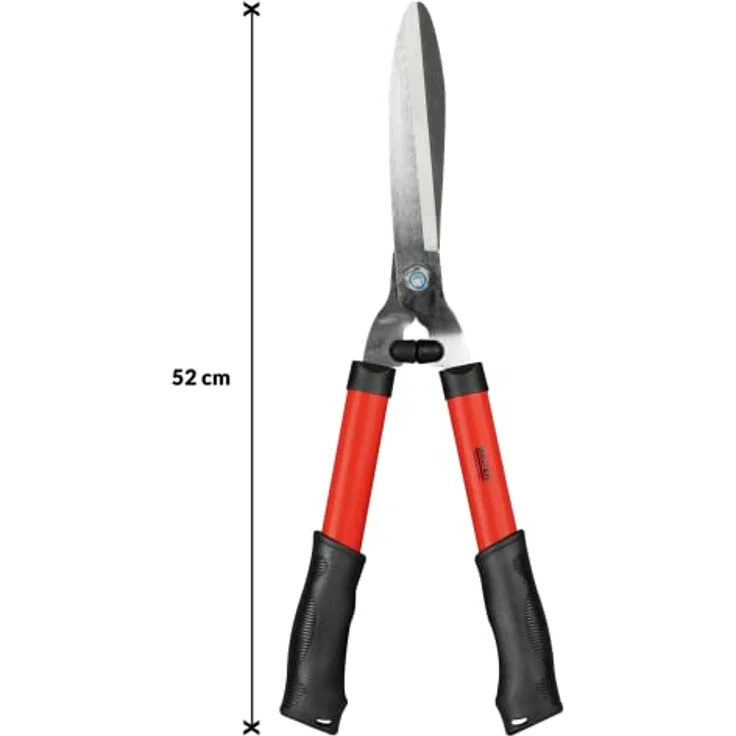 WALTER Gartenscheren-Set 3-teilig, Rosenschere, Heckenschere, Laubschere, Karbon-Stahl, ergonomischer Griff für Arbeiten im Garten – Bild 4
