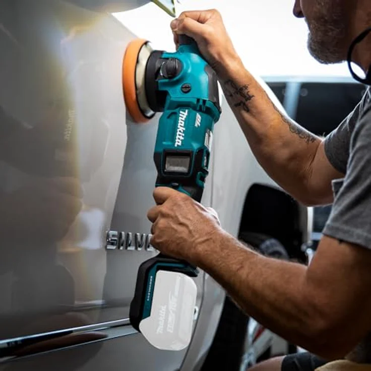 Makita DPO500Z 18V Akku-Exzenterpolierer ,  ohne Akku ohne Ladegerät – Bild 13