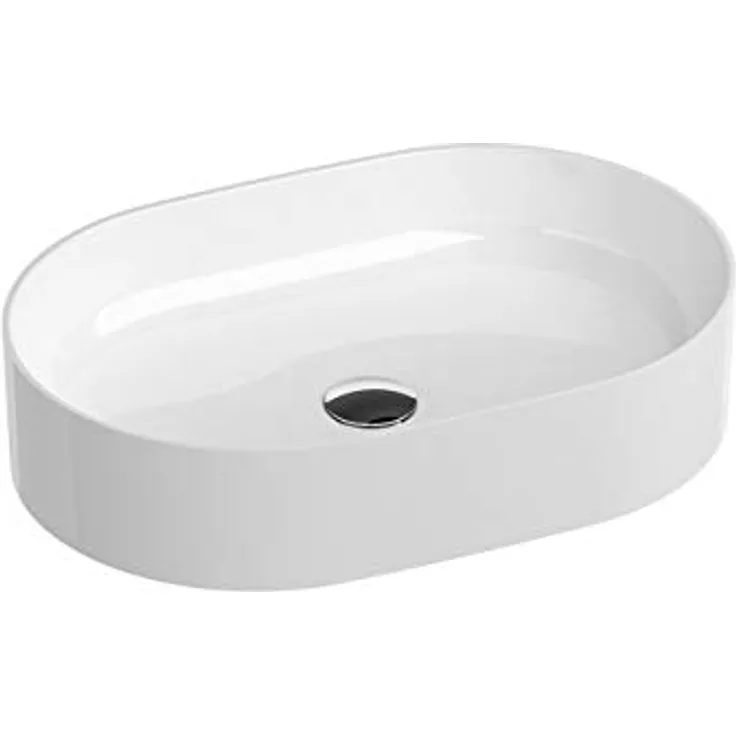 Ravak, Ceramic built-in washbasin Ravak Ceramic, Slim O 55 cm, Chrom