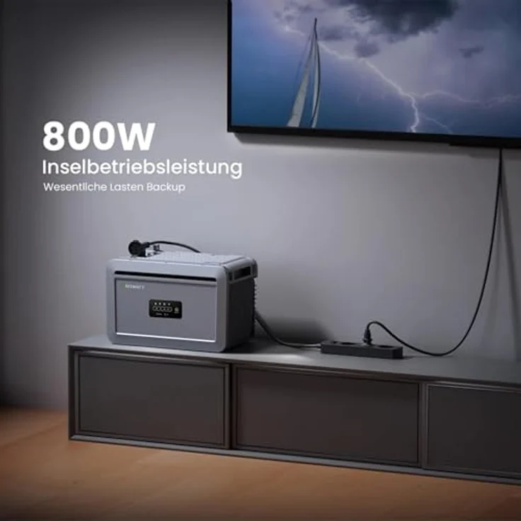 Growatt NEXA 2000, All-in-One Solarspeicher (2048Wh) mit 1 Erweiterungsakku, IP66, einfache Installation, 800W Notstrom – Bild 3