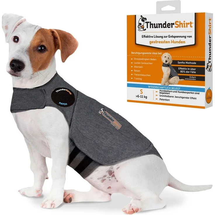 Adaptil Hunde-Halsband ThunderShirt ® - Die Beruhigungsweste für gestresste Hunde, erhältlich in 5 Größen: XS/S/M/L/XL