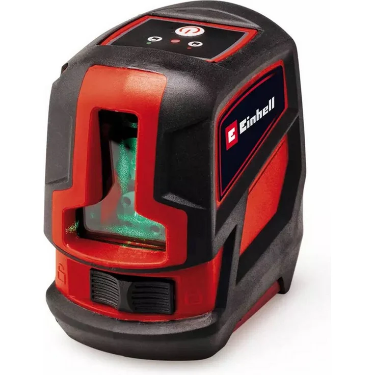 Einhell Kreuzlinienlaser TC-LL 2 G, (Sologerät, Benötigt 2x 1,5 Volt AA-Batterien (nicht im Lieferumfang enthalten), Selbstnivellierung,1/4 Zoll Stativgewinde – Bild 1