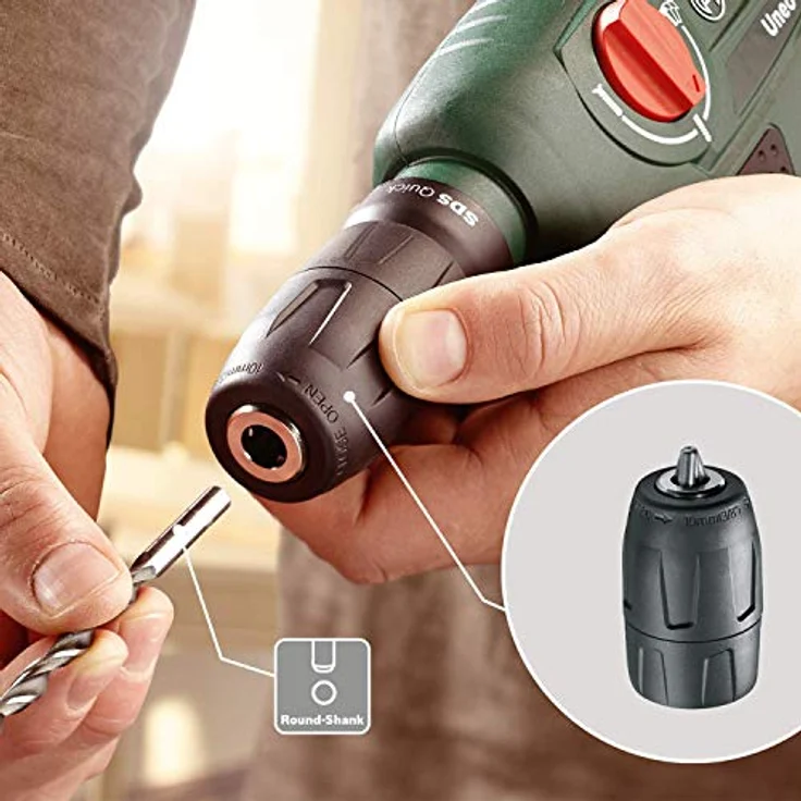 Bosch Akku Bohrhammer Uneo mit Spannbohrfutter (ohne Akku, 12 Volt System, max. Bohr-Ø Beton: 10 mm, im Karton) – Bild 5