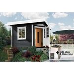 Weka Saunahaus 'Salo 1' anthrazit mit Sauna Varberg 3 und 7,5 kW OS-Ofenset, digitaler Steuerung 298 x 298 x 237 cm - Premium Gartensauna mit nachhaltigem Fichtenholz und integrierter Elementsauna