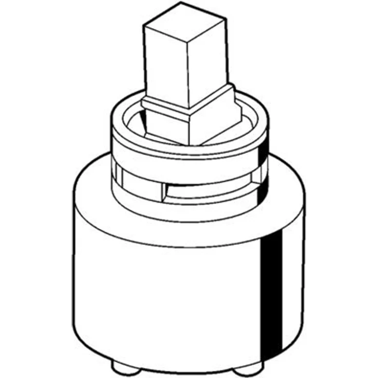 OTTO Spültischarmatur, Kludi Ersatzteil Steuereinheit 35 mm, neutral – Bild 2