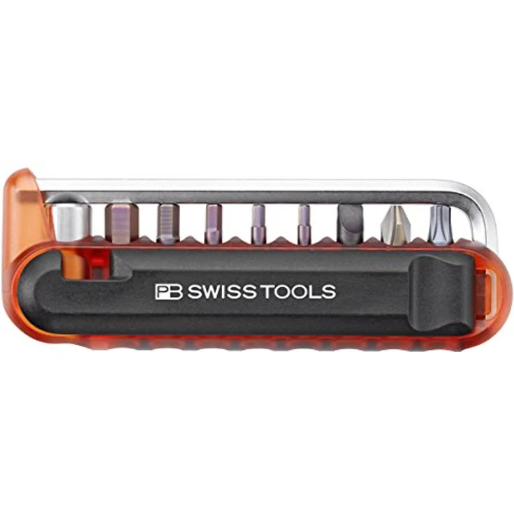 PB Swiss Tools Schraubenzieher PB 470 (Torx (TX), Schlitz, Innensechskant, Phillipps-Kreuzschlitz (PH)) - Fahrrad-Multitool, leicht und robust – Bild 2