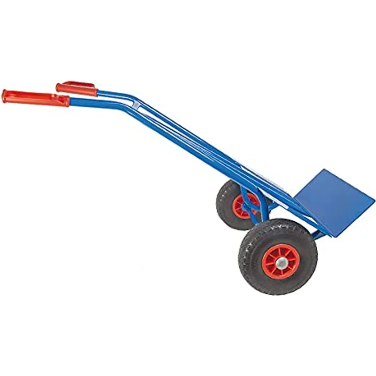 TRESTLES S01 blau Profi Sackkarre Transportkarre Stapelkarre 250 kg PU Rad – Bild 5