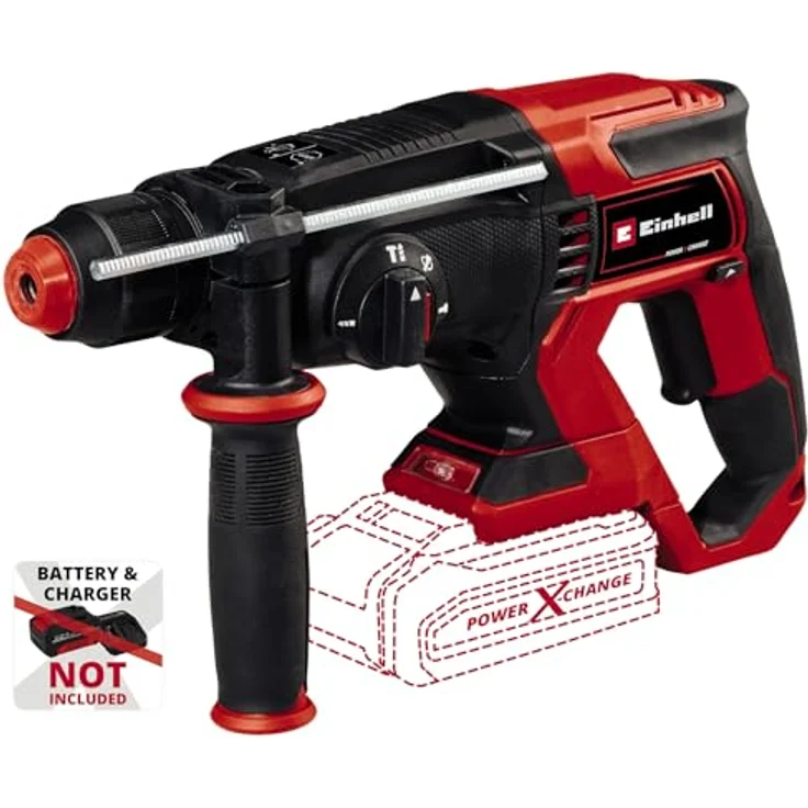 Einhell Akku-Bohrhammer TE-HD 18/20 Li - Solo, max. 1300 U/min, Power X-Change Familie, ohne Akku – Bild 2