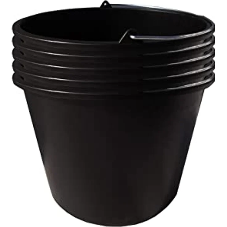 5 Stk. 12 Liter Baueimer Mörteleimer Putzeimer Maurereimer Eimer - 5 Baueimer - Preisvergleich – Bild 3