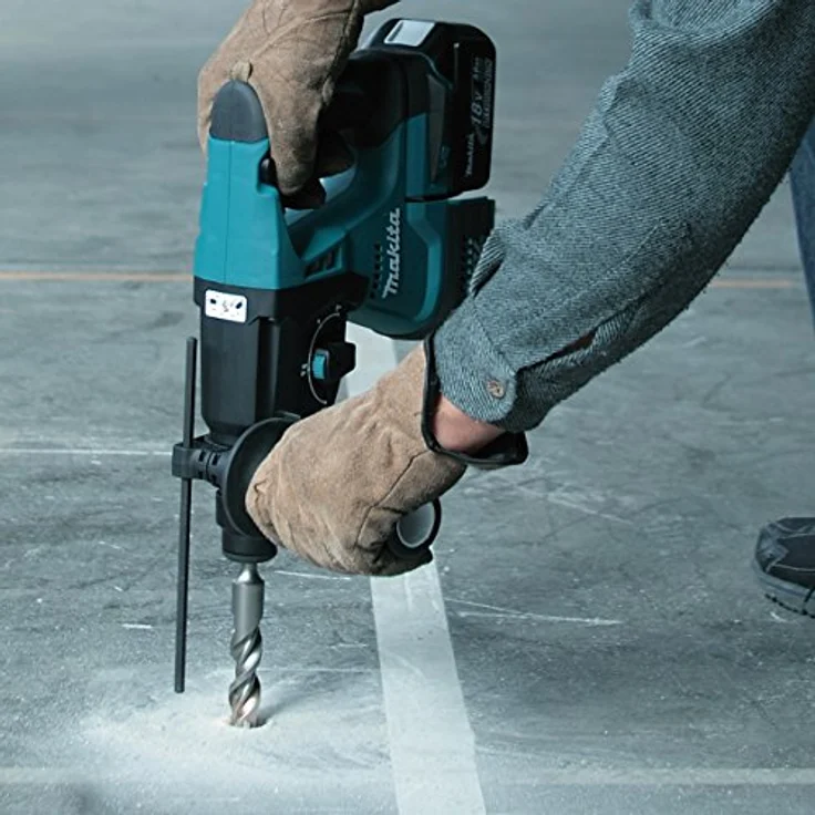 Makita DHR243ZJ 18 V Brushless Li-ion Akku Bohrhammer SDS-Plus Aufnahme + Makpac - ohne Akku, ohne Ladegerät – Bild 2