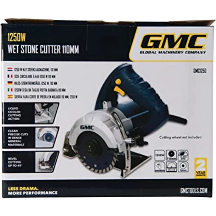 GMC Nass-Steintrennsäge, 1250 W, 110 mm, GMC1250 – Bild 6