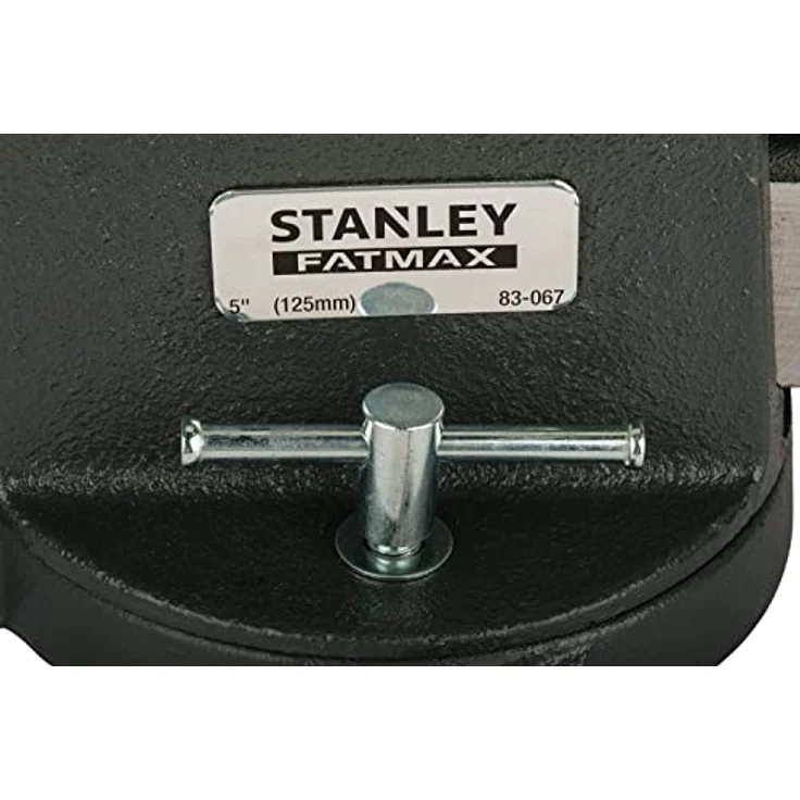 Stanley Maxsteel Schraubstock (schwere Ausführung, 95 mm Ausladung, 125 mm Spannweite, 1800 kg Spannkraft) 1-83-067 – Bild 7