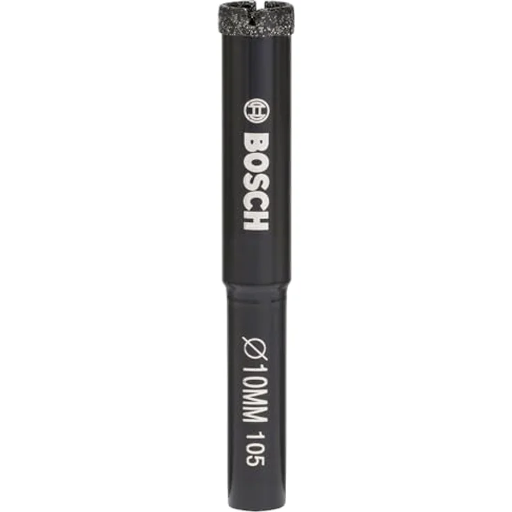 BOSCH Diamanttrockenbohrer Diamond for Hard Ceramics, Ø 10 mm, 10 x 35 mm für harte Fliesen und Stein – Bild 1