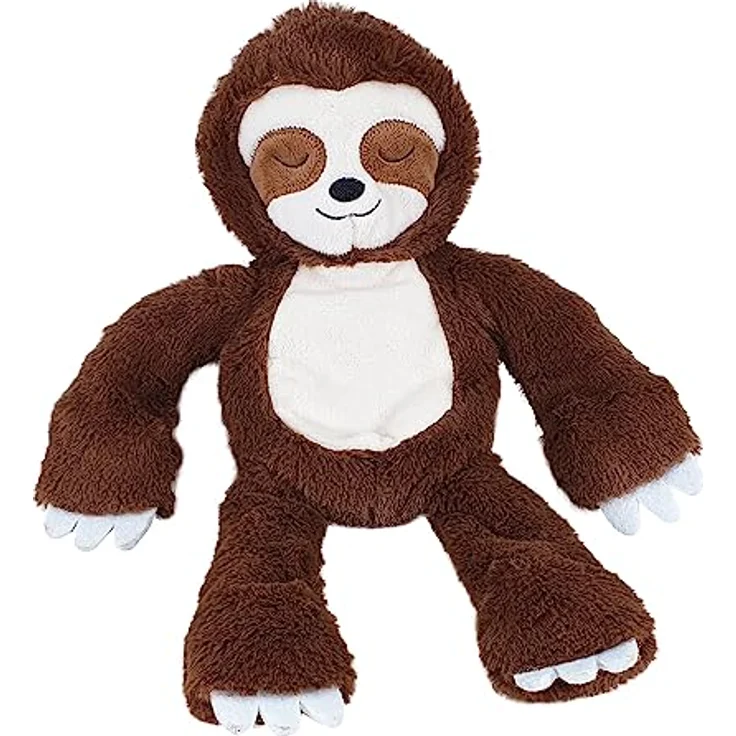Nobby Plüschfaultier mit Seil innen, 34 cm, hochwertiges Material für Tierspielzeuge – Bild 1